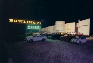 Panoramica del Bowling 71 negli anni '70